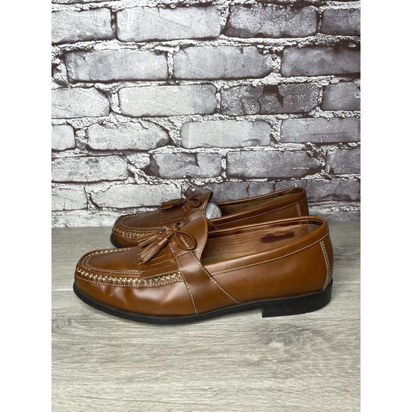 Johnston & Murphy Brown Leather Kiltie Tassel Loafers Shoes Men\'s Sz 11M US/44EU main image 13